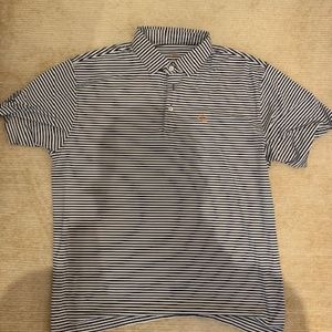 Rhoback University of Virginia Striped Golf Polo